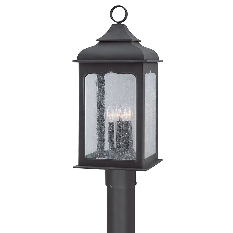 Outdoor Colonial Iron 27.25" Post Mount