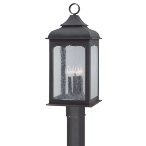 Outdoor Colonial Iron 27.25" Post Mount