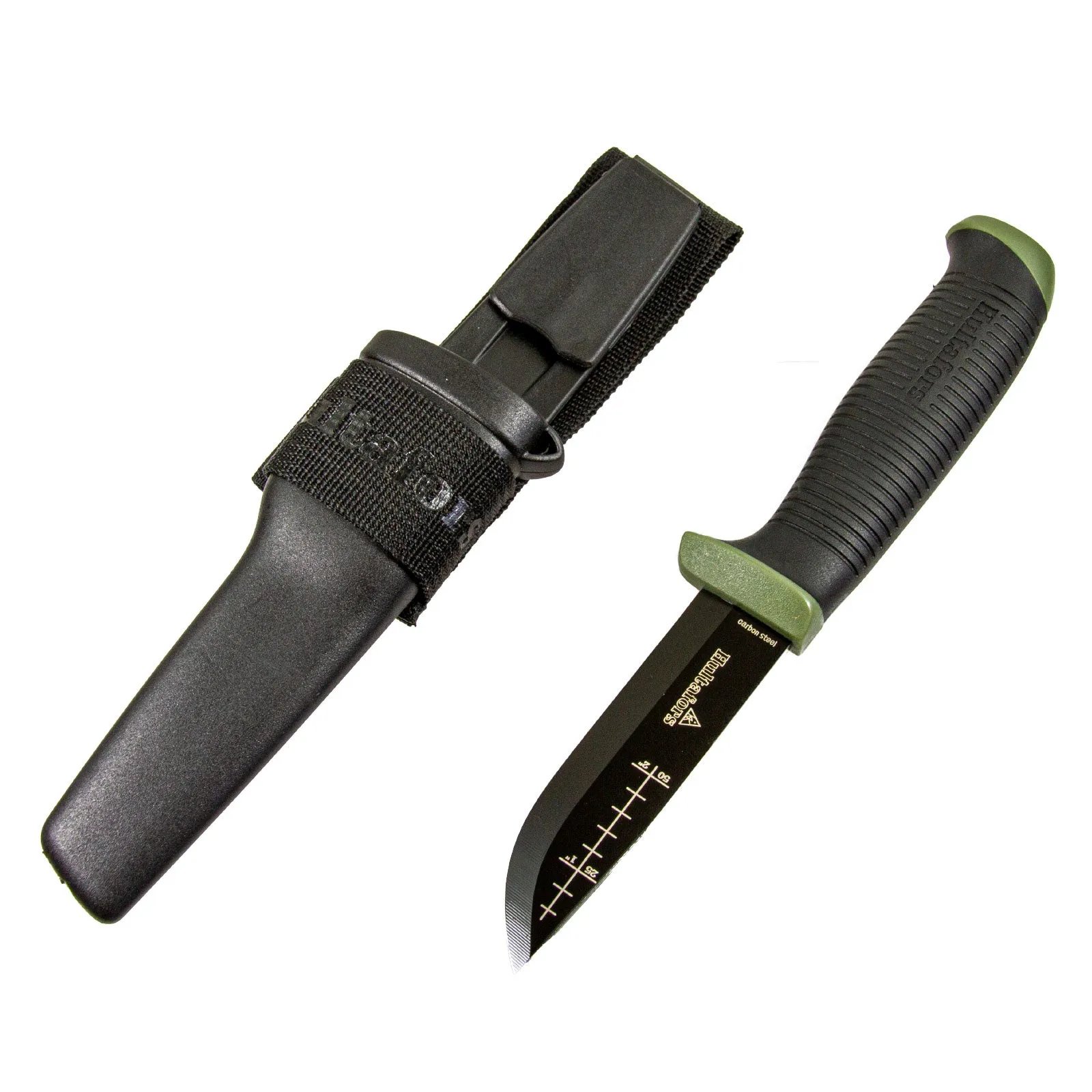 Outdoor-Messer OK4, 93 mm Klinge aus japanischem Messerstahl, Köcher mit Gürtelschnalle