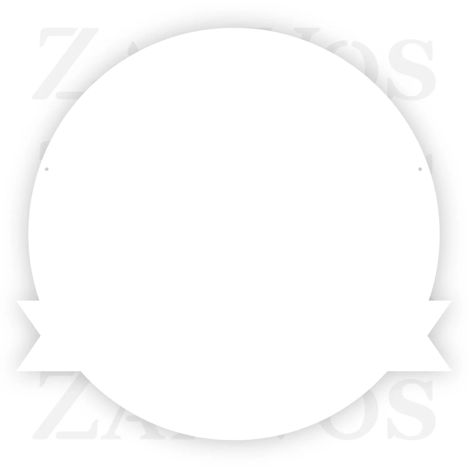 Outdoor Monogram Backplate