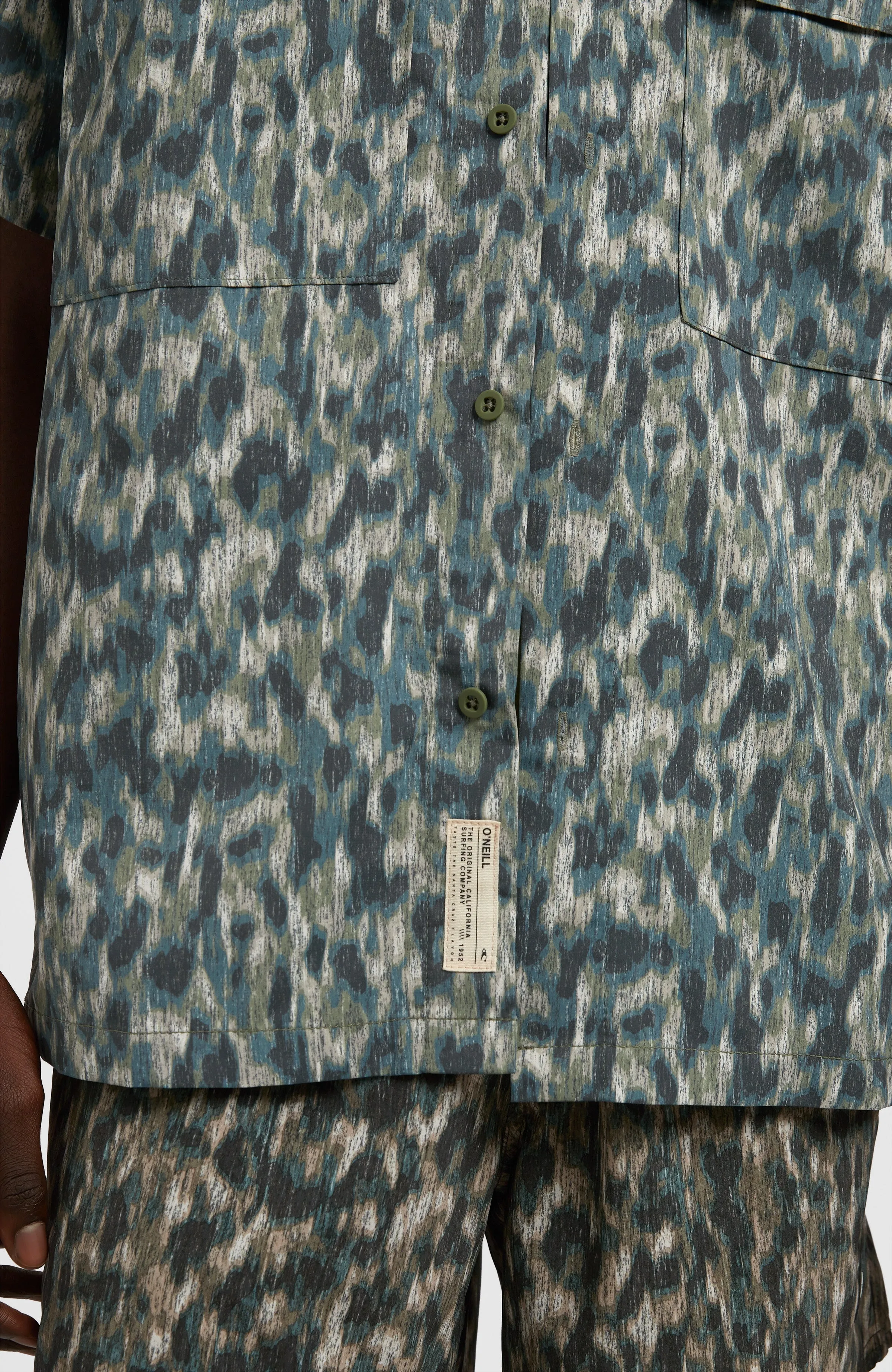Outdoor Shirt | Green Minimal Camo