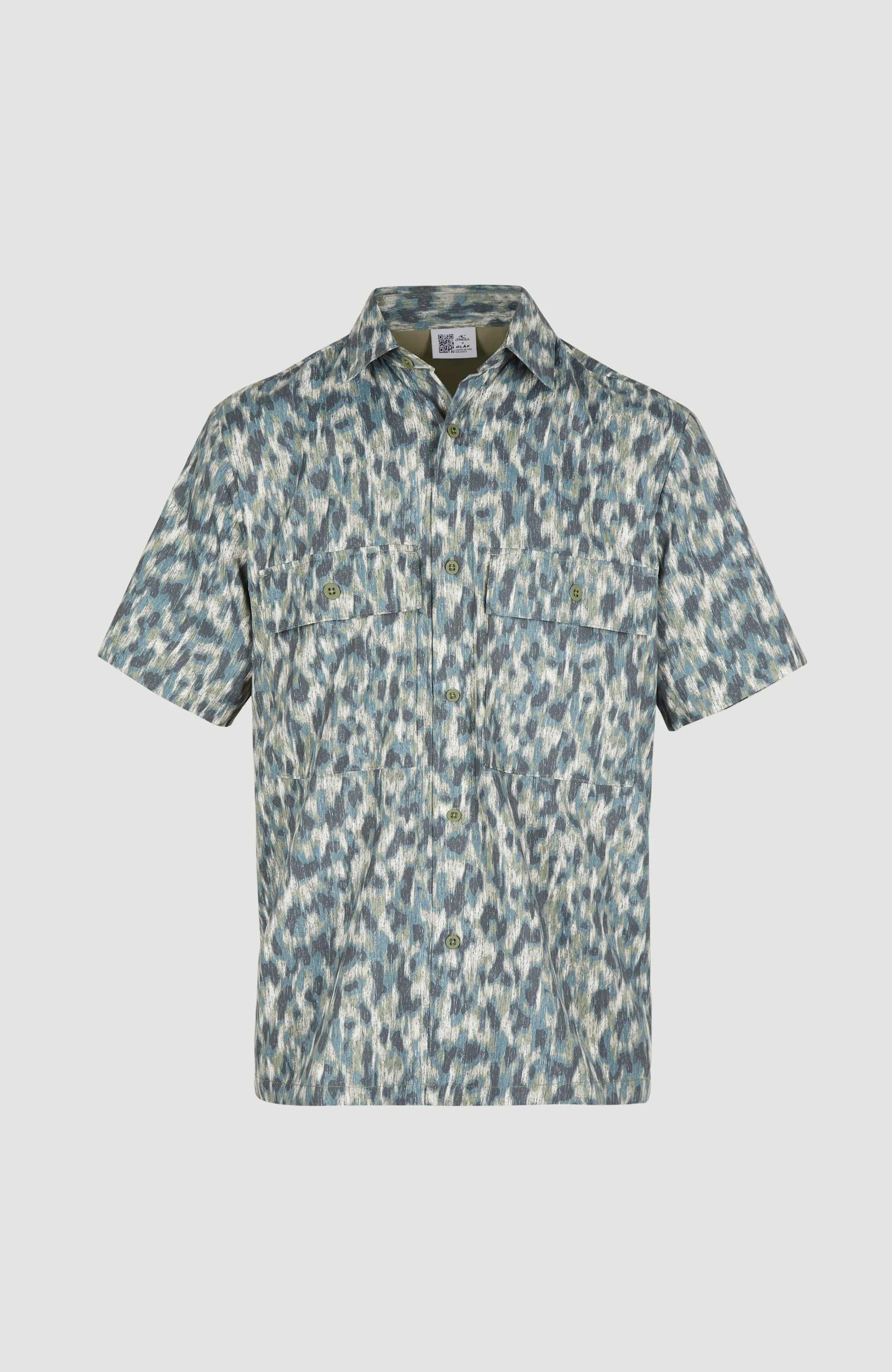 Outdoor Shirt | Green Minimal Camo
