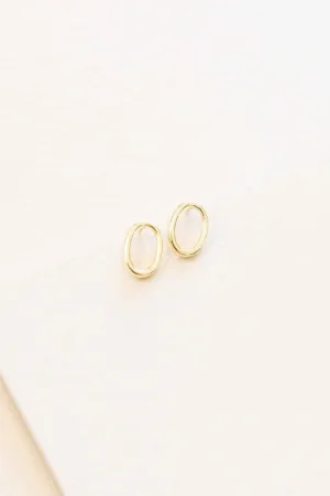 Oval Outline Earrings