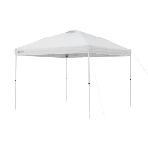 Ozark Trail Simple Push Straight Leg Instant Canopy, White, 10 ft x 10 ft - new