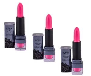 Pack of 3 NYX Luxurious Black Label Lipstick, BLL177 - Poem