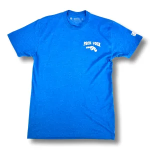 Pack Your Peace T - Blue
