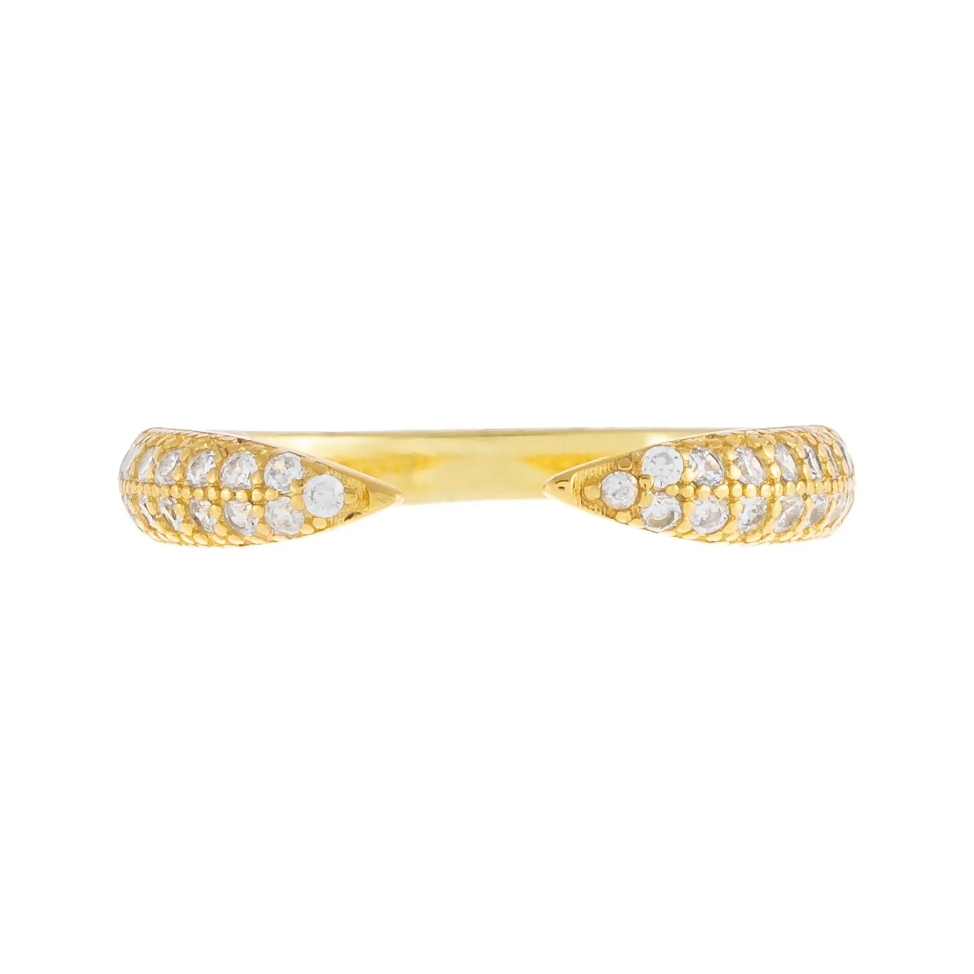 Pavé Open Claw Ring