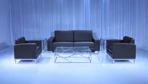 PEACHTREE SOFA GROUPING 2 - BLACK