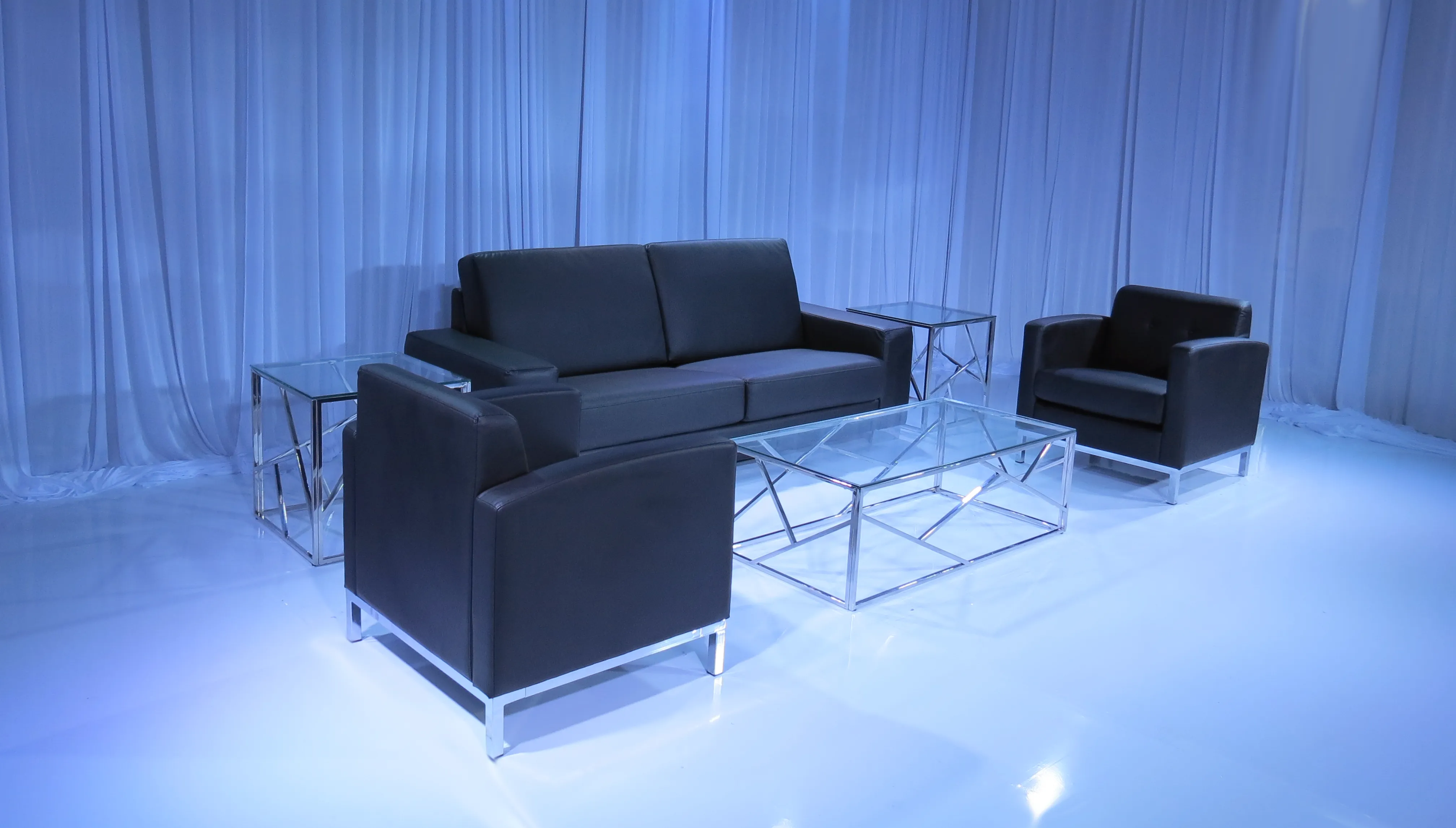 PEACHTREE SOFA GROUPING 2 - BLACK