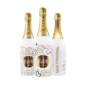 Personalised Luc Belaire Luxe Sparkling Wine Bottle
