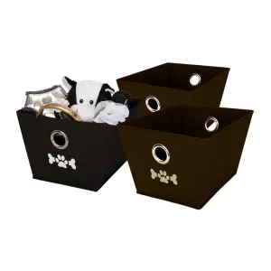 Pet Toy Bin (set of 3)
