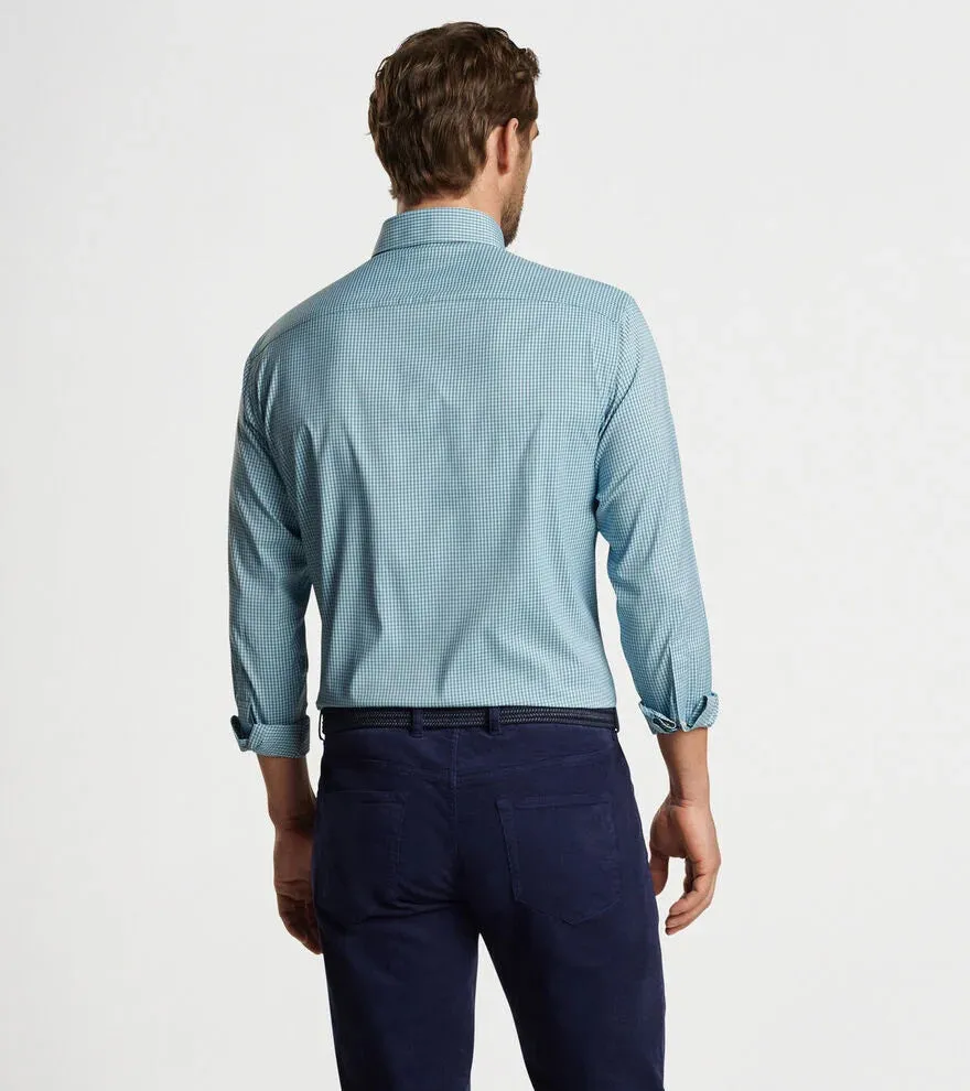 Peter Millar Barrie Performance Twill Sport Shirt - Sherwood