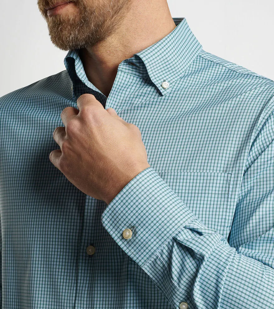 Peter Millar Barrie Performance Twill Sport Shirt - Sherwood