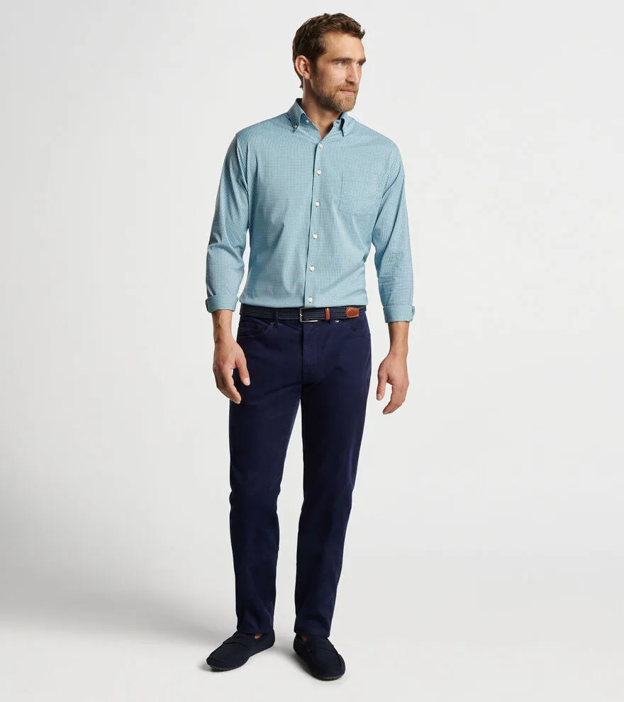 Peter Millar Barrie Performance Twill Sport Shirt - Sherwood
