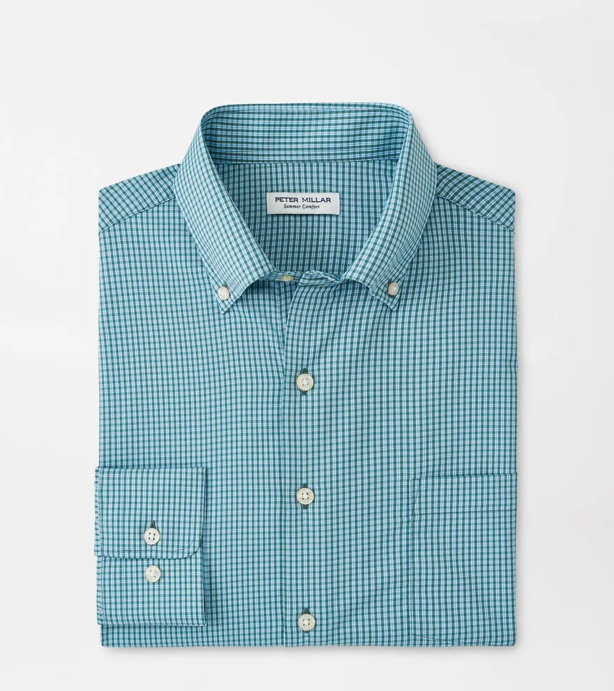 Peter Millar Barrie Performance Twill Sport Shirt - Sherwood