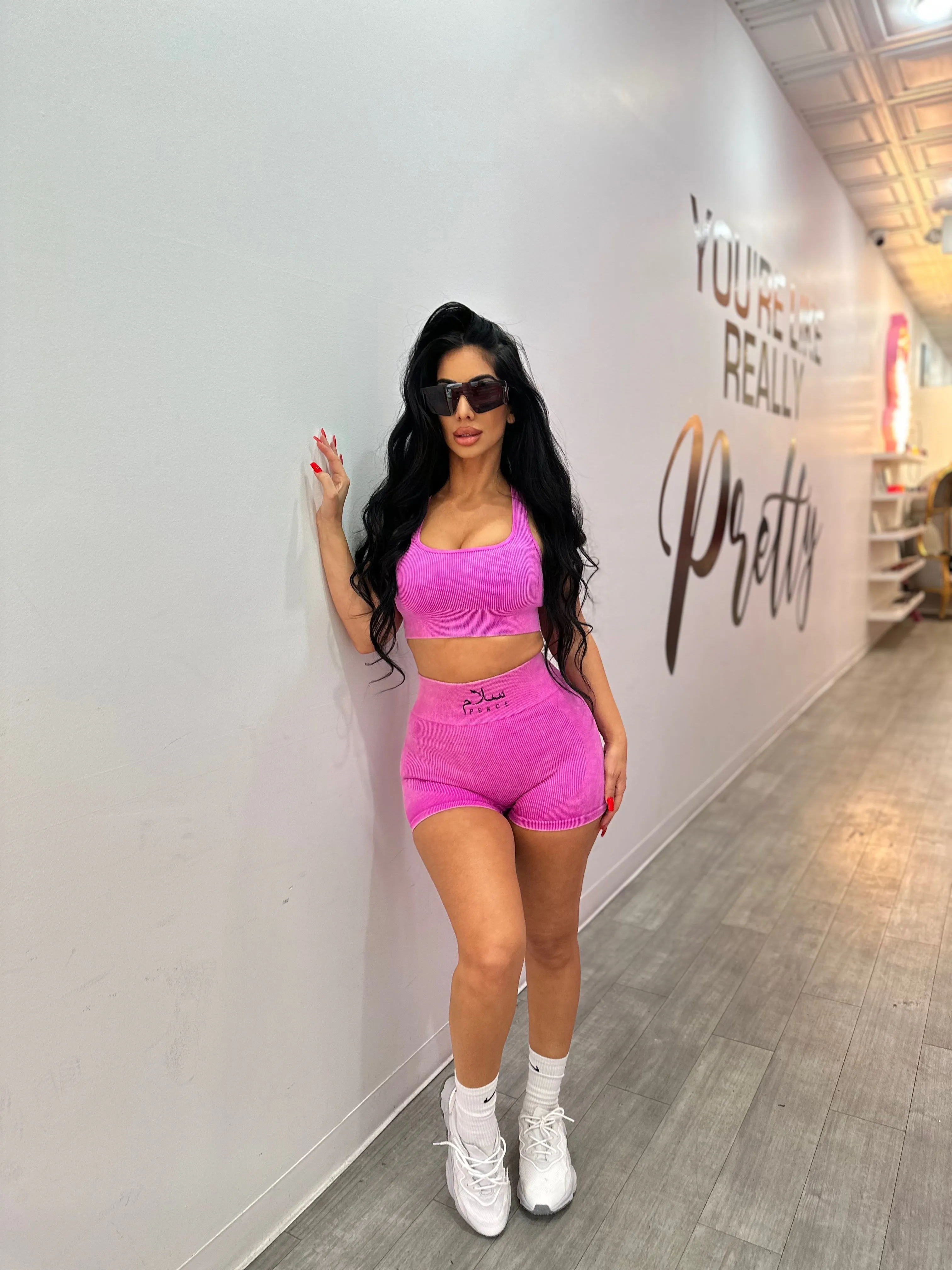 Pink Peace Fitness Set