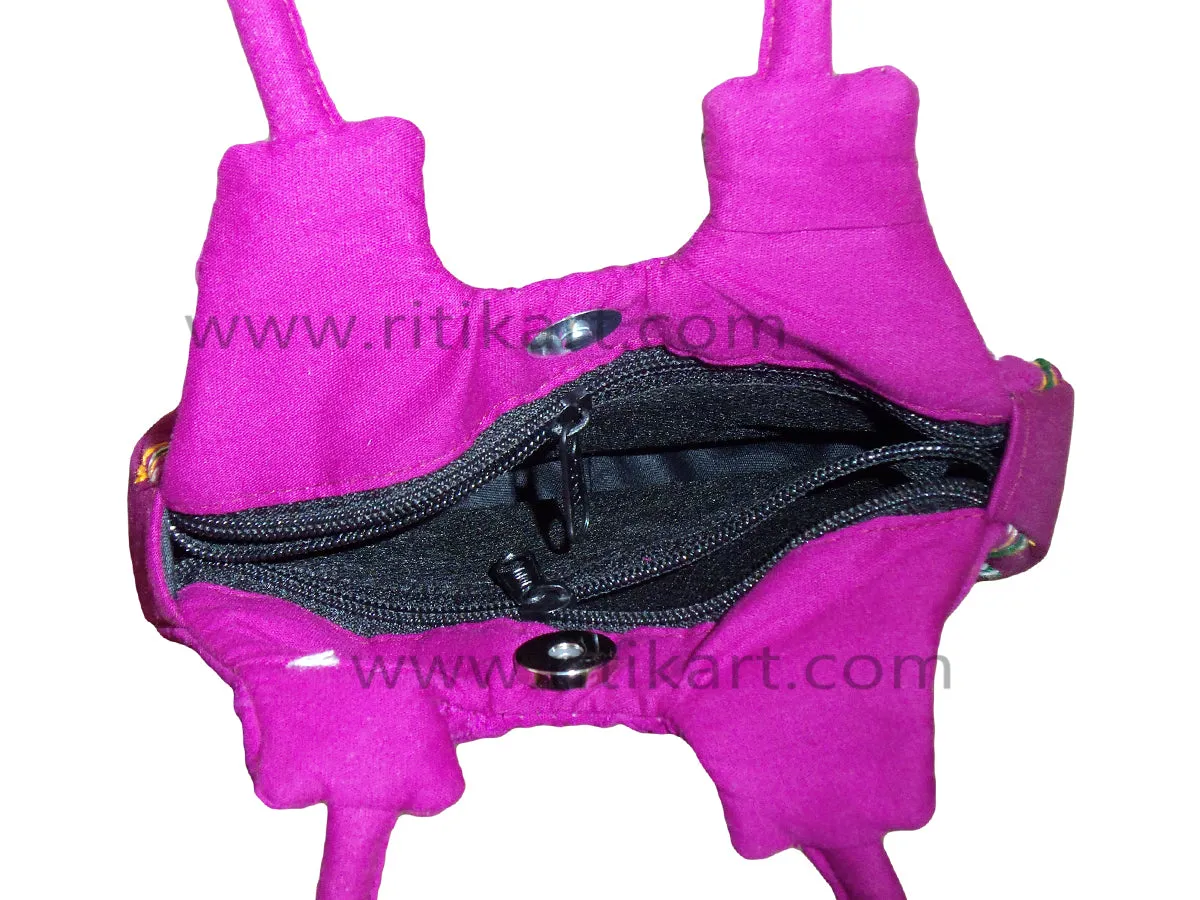 Pipili Hand Made fancy Ladies Red Bag