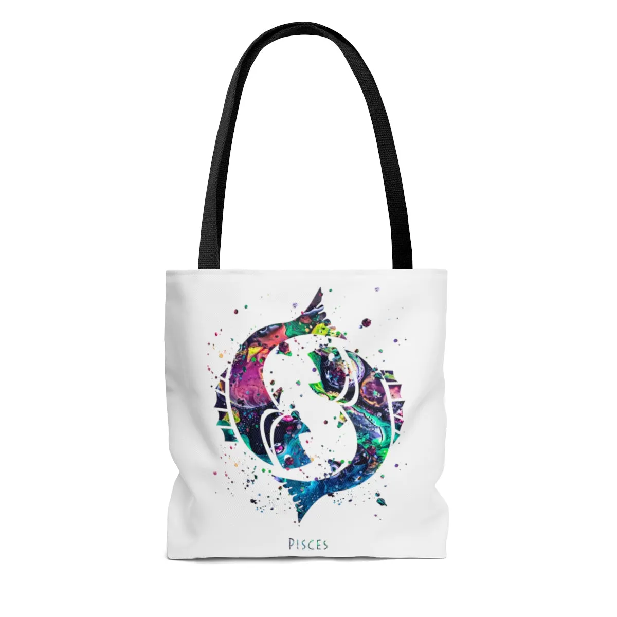 Pisces Zodiac Sign Tote Bag
