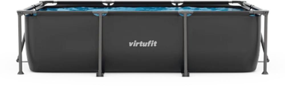 Piscina dreptunghiulara VirtuFit 260 x 180  x 66 cm cu sistem filtrare inclus si cadru metalic
