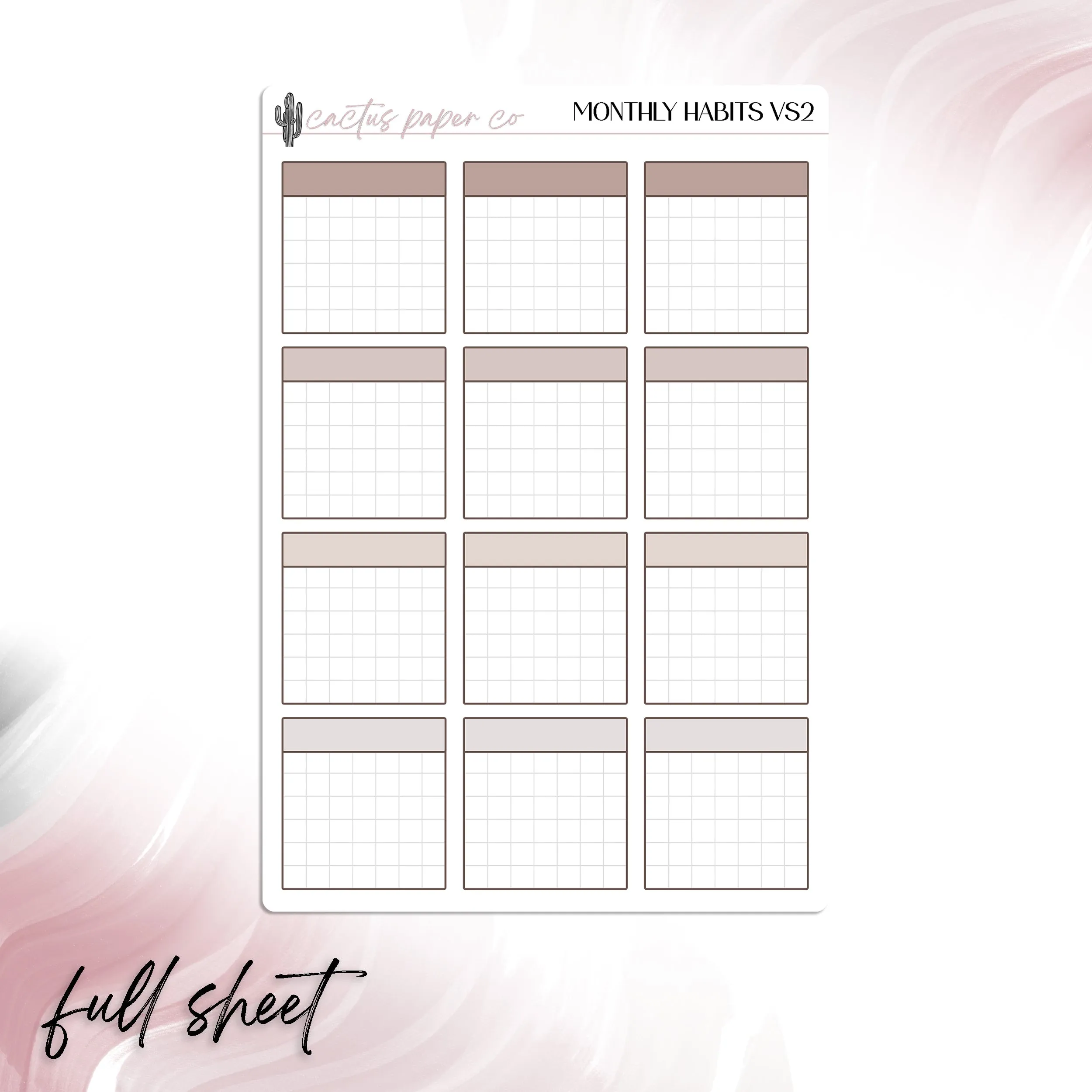 PLANNER BASICS BUNDLE VS2