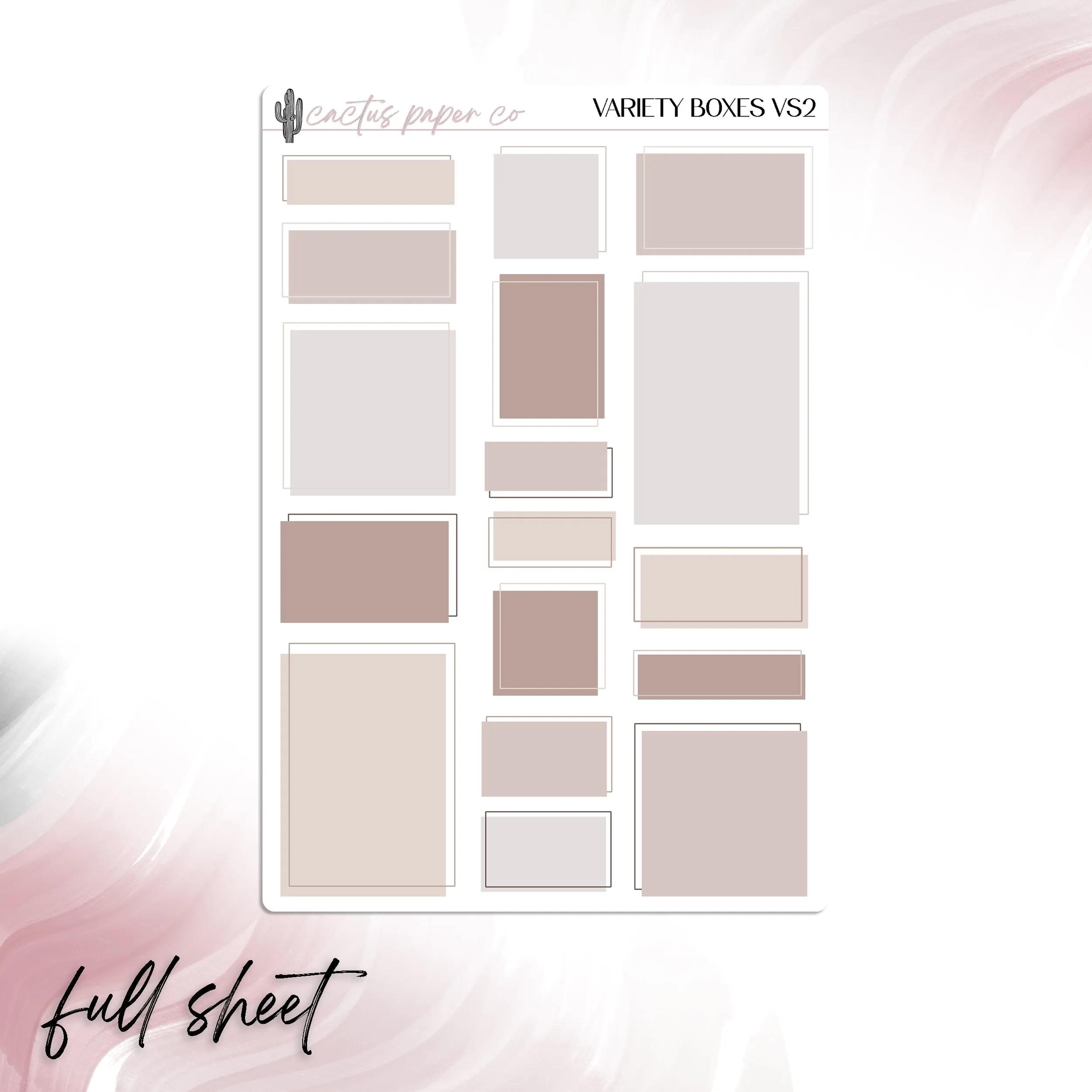 PLANNER BASICS BUNDLE VS2