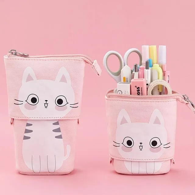 Poctsuki-Multi-Functional Pencil Case