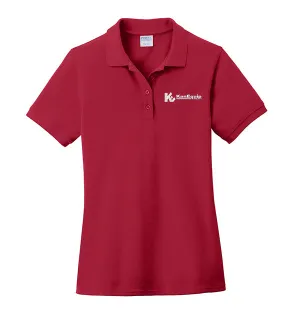 Port & Company® Ladies Ring Spun Pique Polo