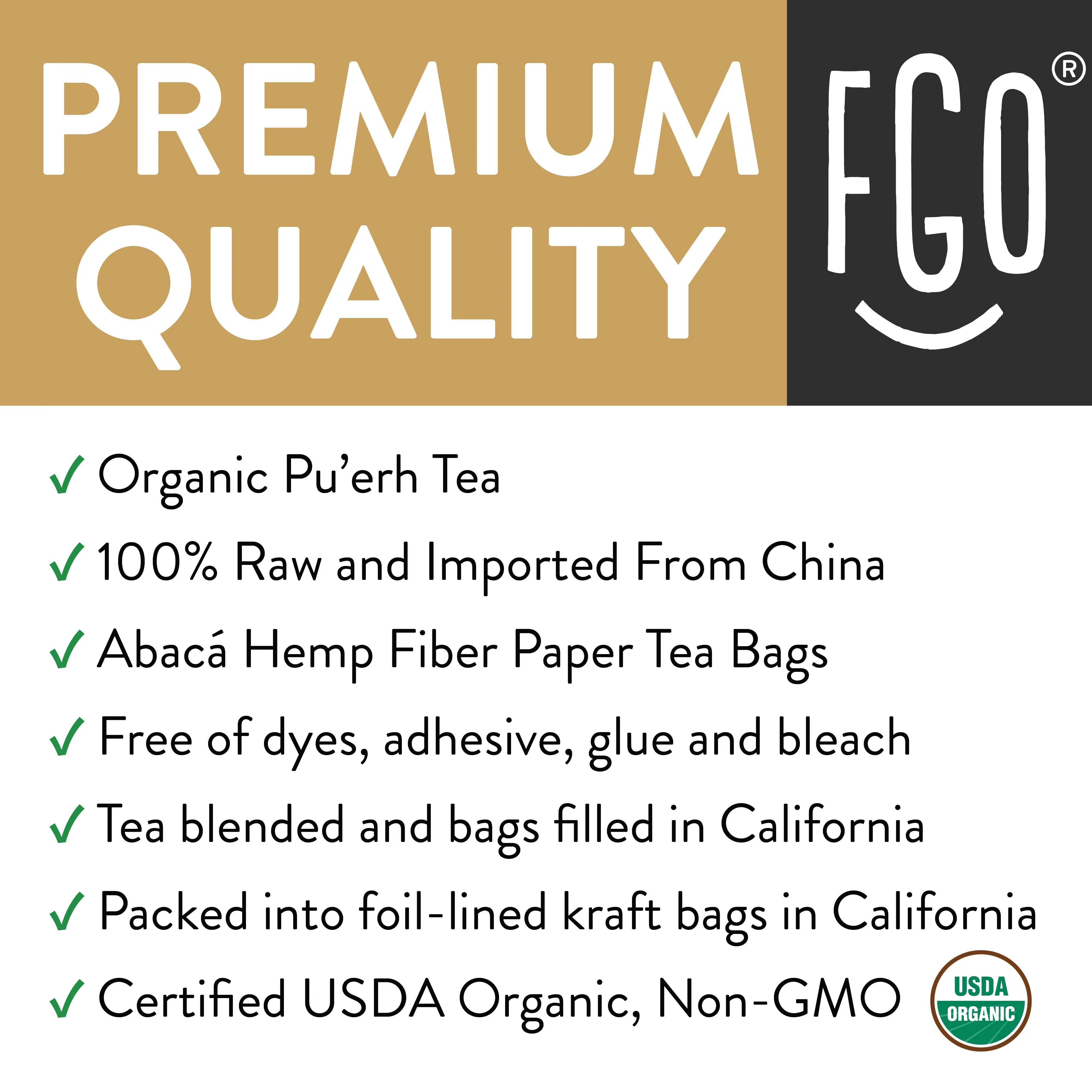 Pu'erh Tea Bags