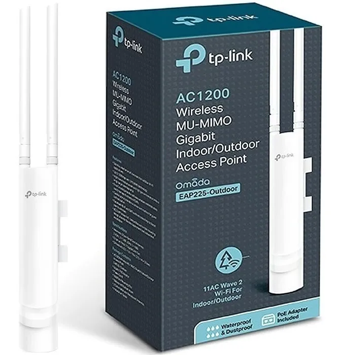 Punto De Acceso Exterior Tp Link Ac1200 Color Blanco