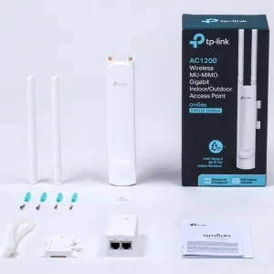 Punto De Acceso Exterior Tp Link Ac1200 Color Blanco