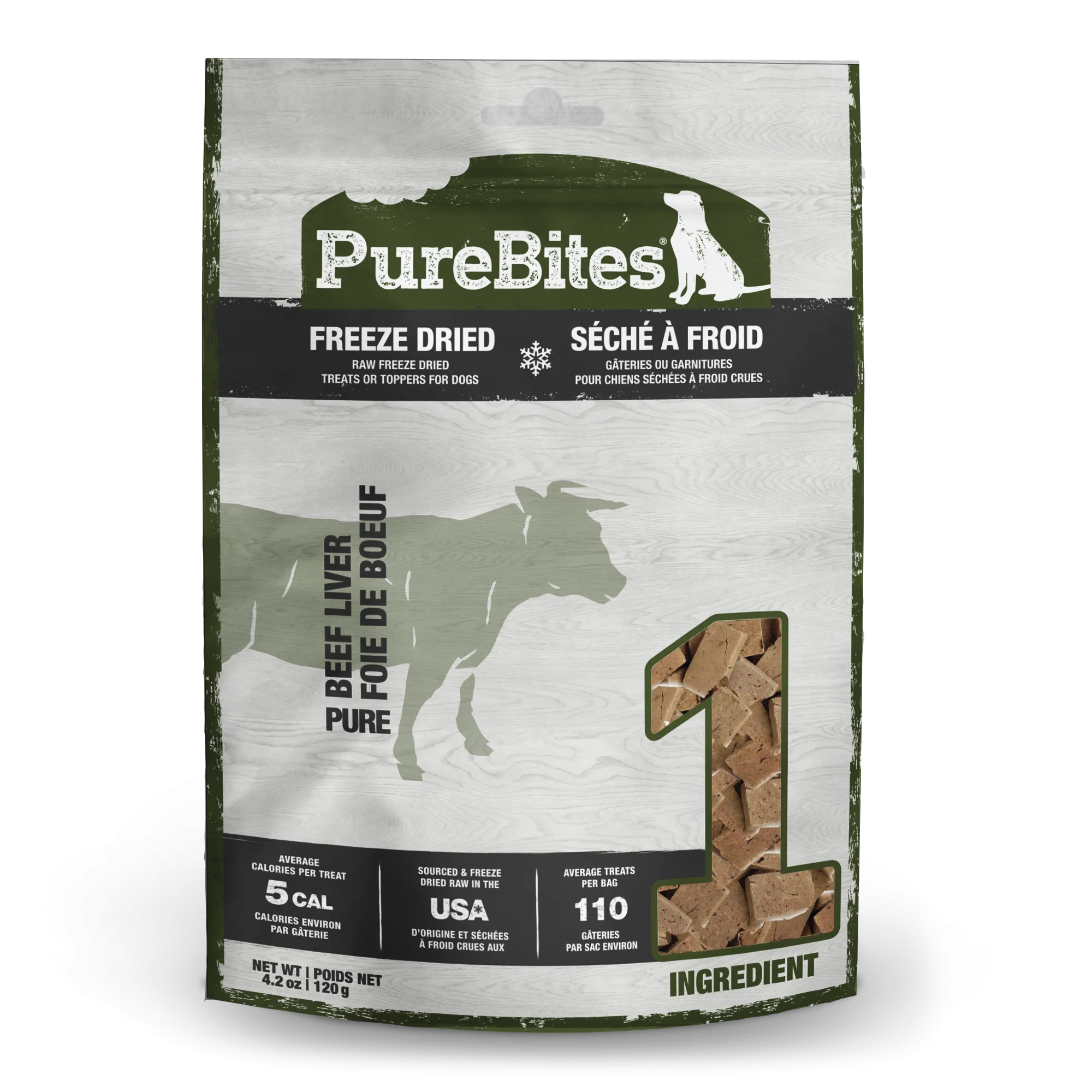 Purebites Beef Liver Freeze Dried Dog Treats