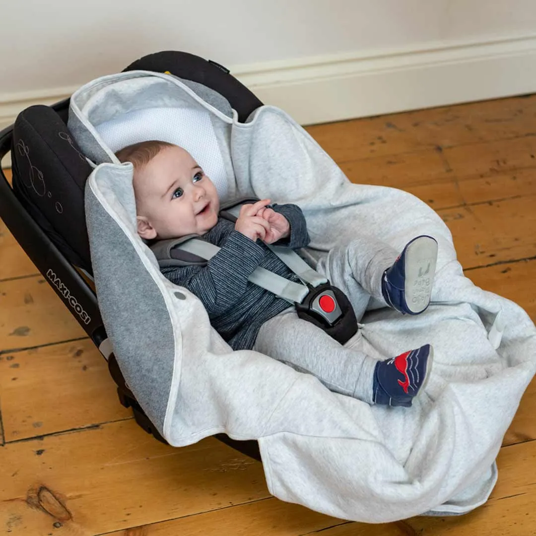 Purflo Cosy Wrap Travel Blanket 0-9 Months - Minimal Grey