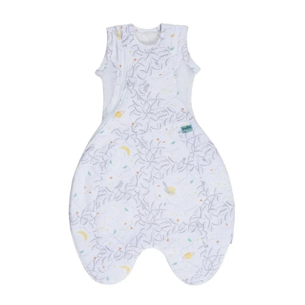Purflo Swaddle To Sleep Bag 2.5 TOG 0-4 Month - Stargazer White