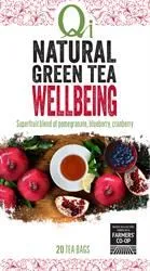 Qi | Wellbeing Green Tea 25 Tea bags / 40g | 40g