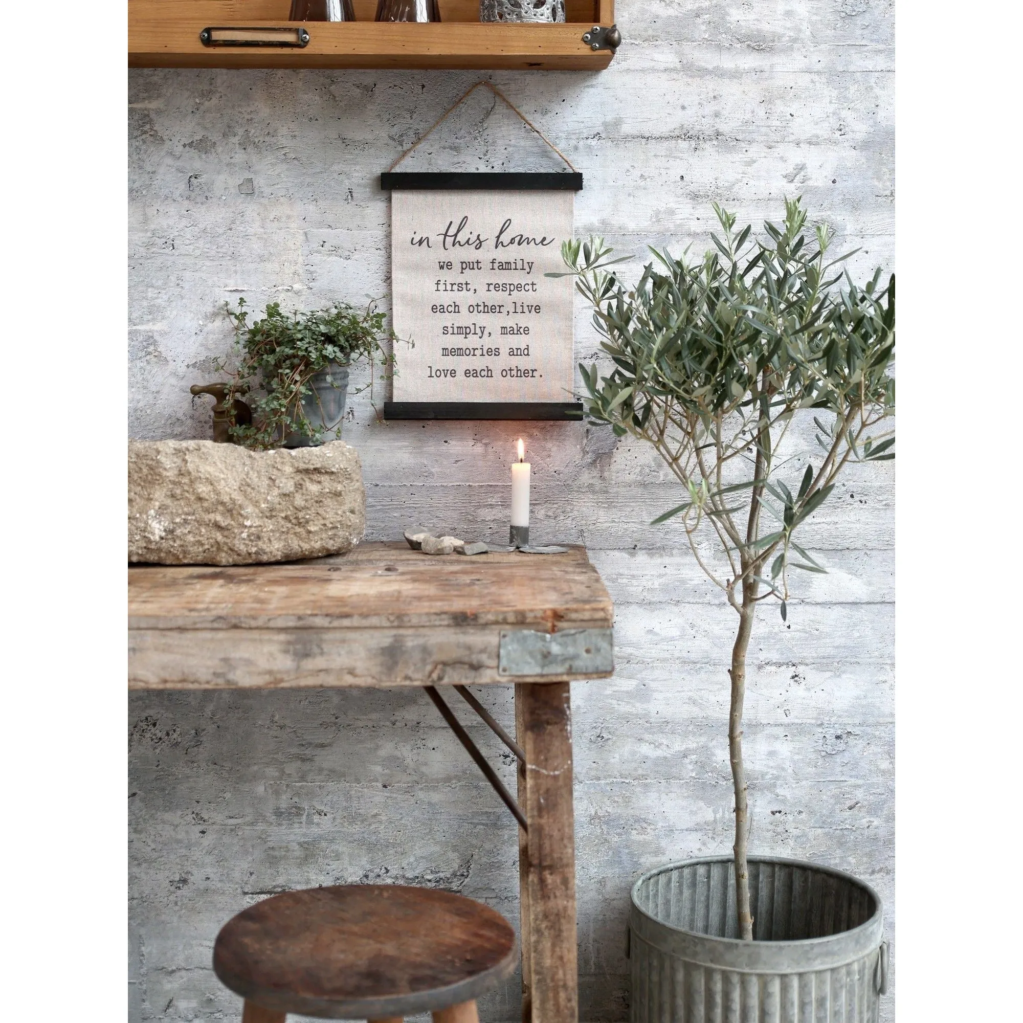Quadretto Tela Home