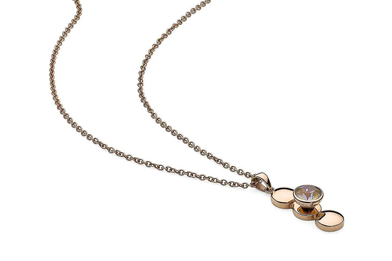 Qudo Verticale Silver Necklace