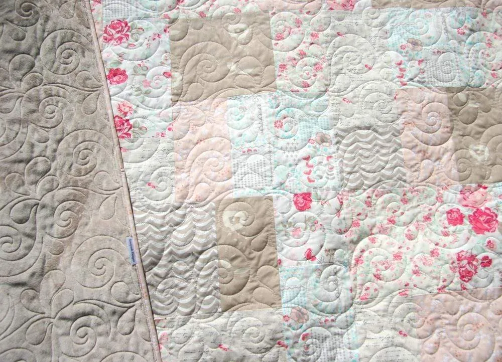 Quilt Kit, Farmhouse Chic Art Gallery Fabrics Baby Quilt Kit Throw Quilt Kit Twin Quilt Kit