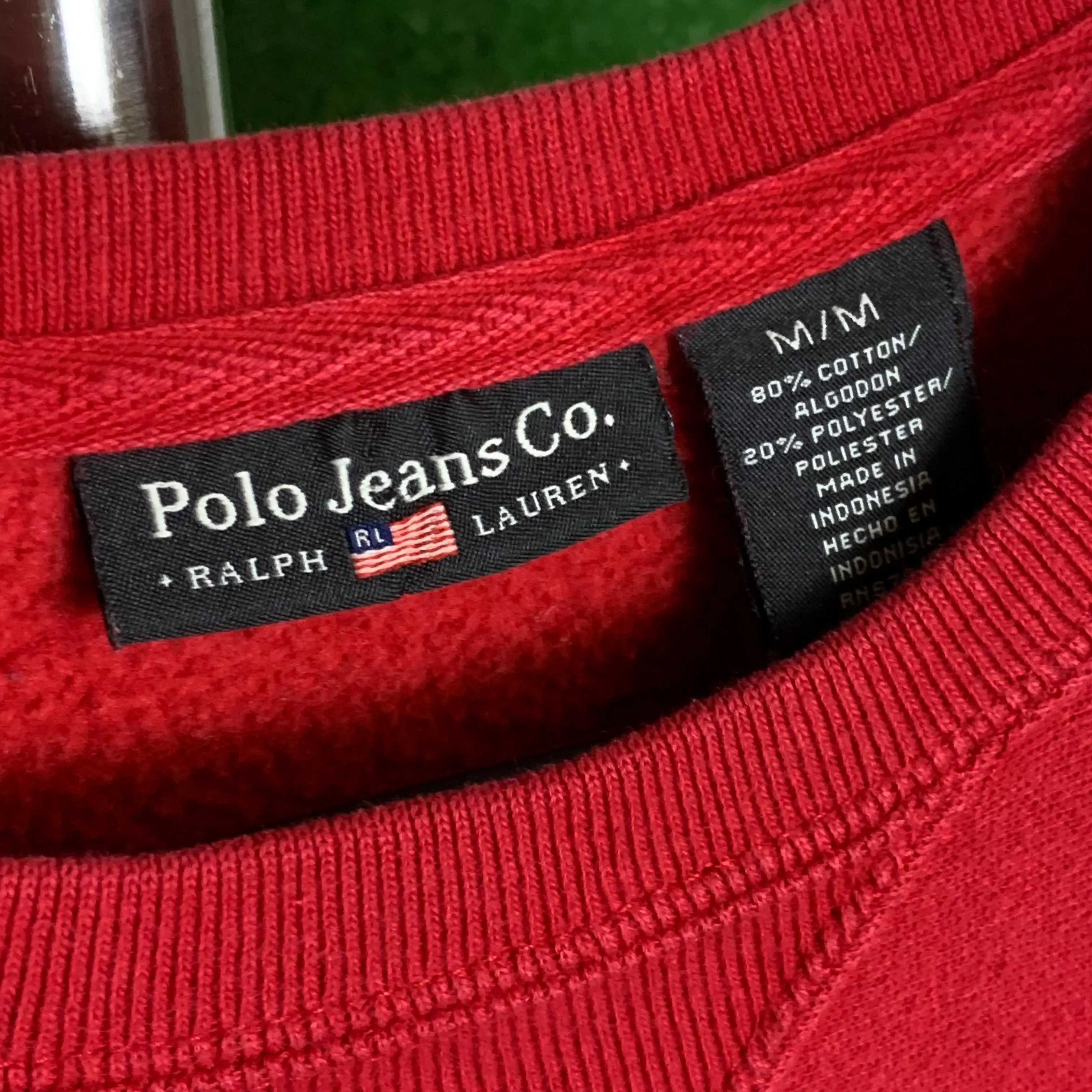 "1 of 1" Polo Jeans Crop Sweater Set (S/M)