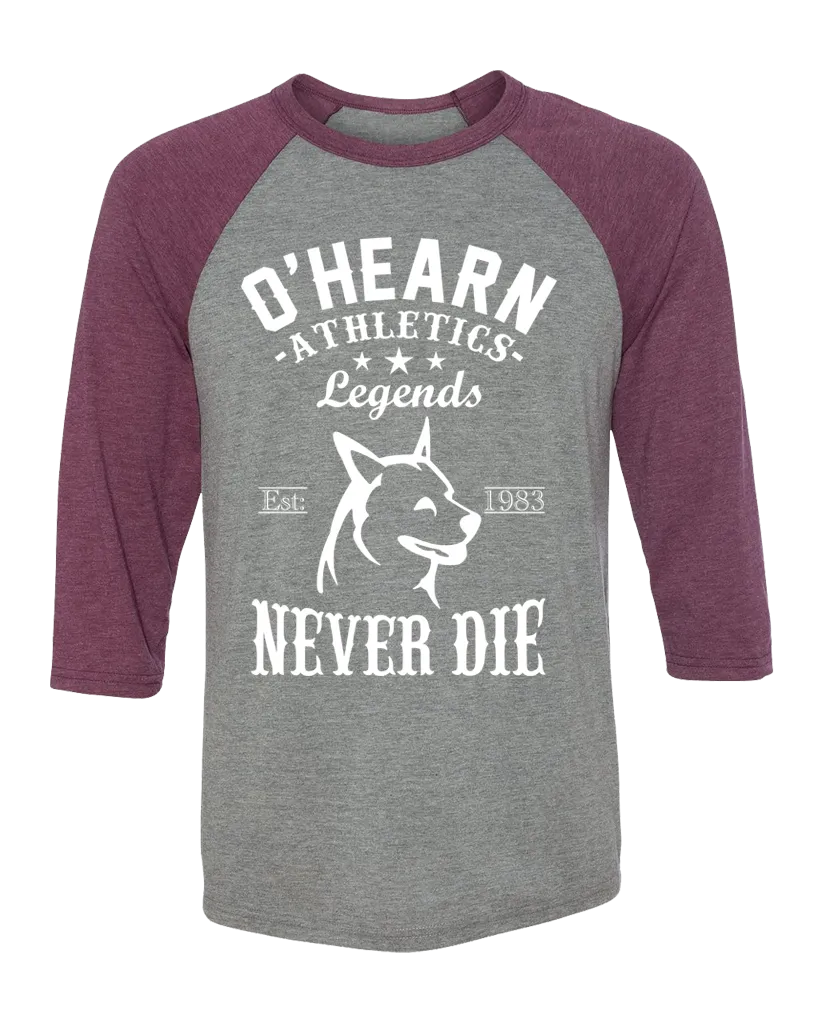 "ATHLETICS 1983" Raglan