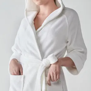 "Rachel" A Luxurious Hooded Bathrobe