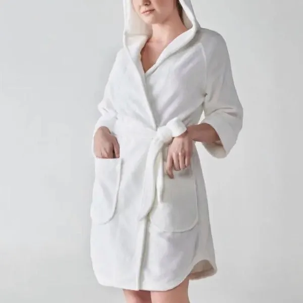 "Rachel" A Luxurious Hooded Bathrobe
