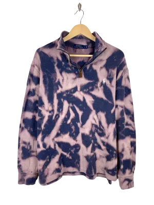 Ralph Lauren "Purple Pomegranate" 1/4 Zip Sweater (L)