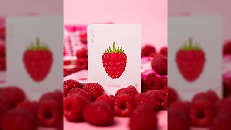 Raspberry Snackers V4 Playing Cards by OPC