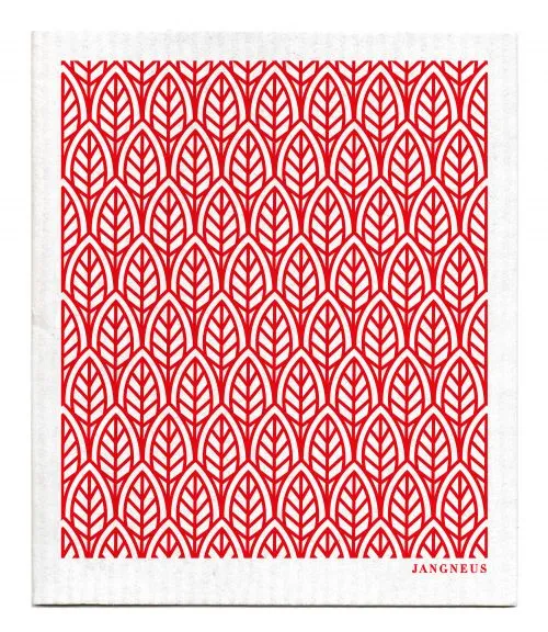 Red Leaves Dishcloth