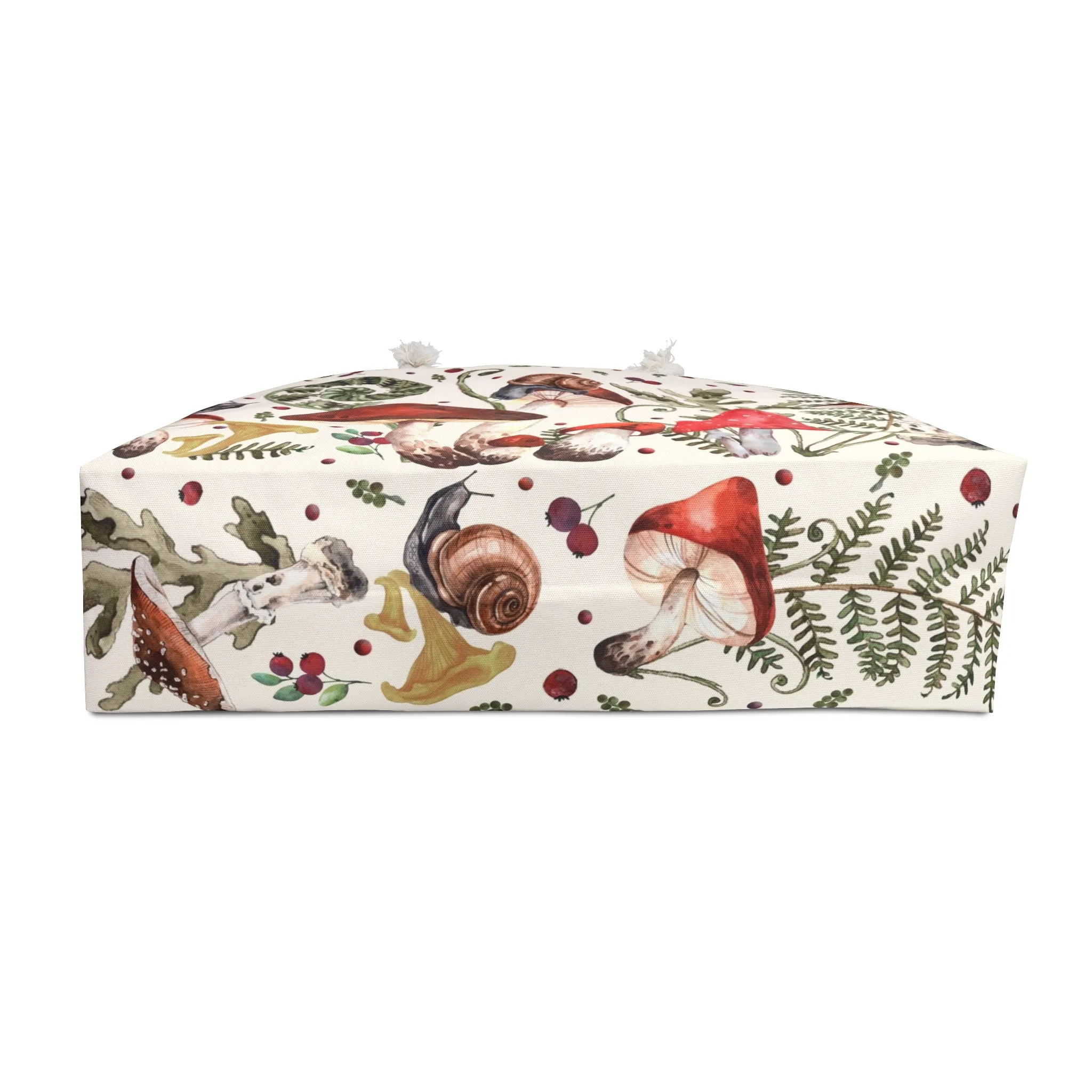 Red Mushrooms Weekender Bag, Light