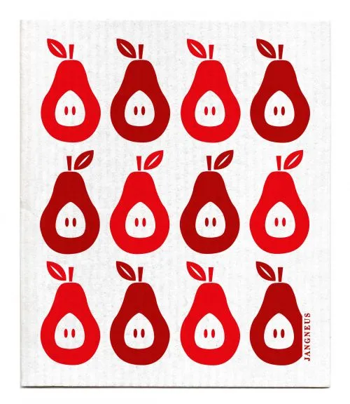 Red Pears Dishcloth