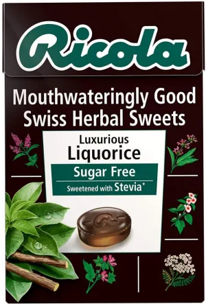 Ricola Luxurious Liquorice Mint Drops 45g