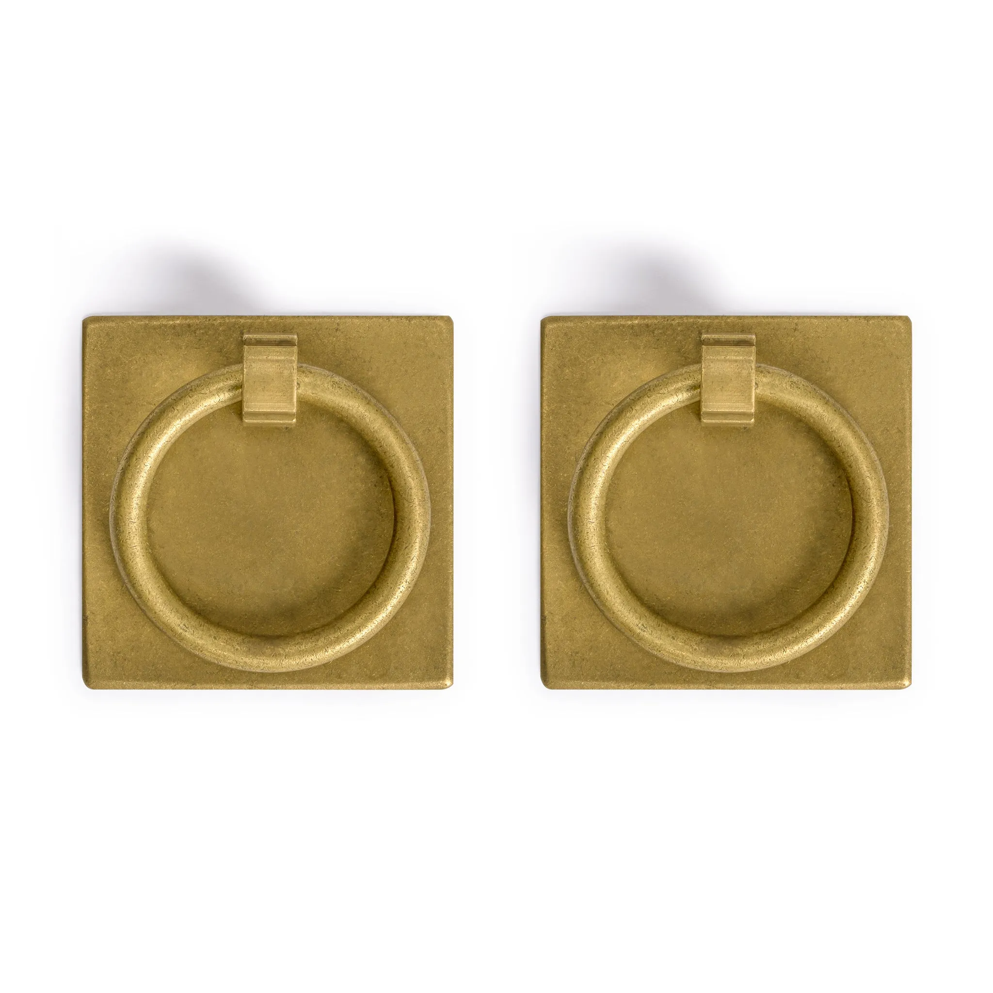 Ring Plate Pulls 2.3" - Set of 2