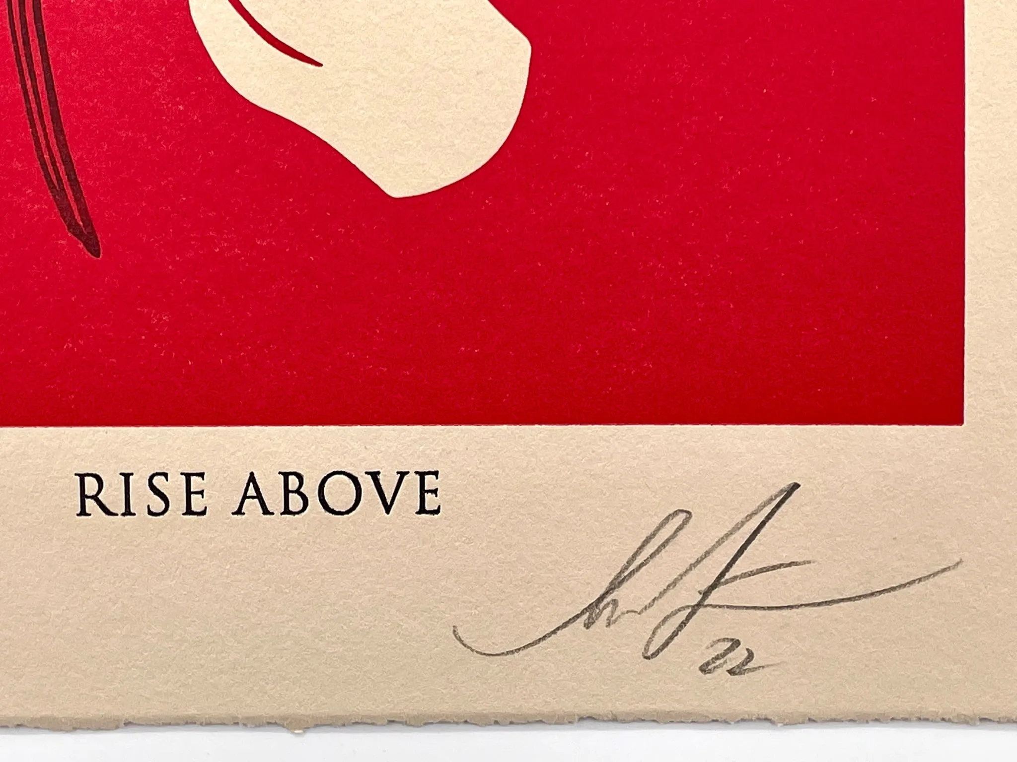 Rise Above Barbwire Flower (Red)