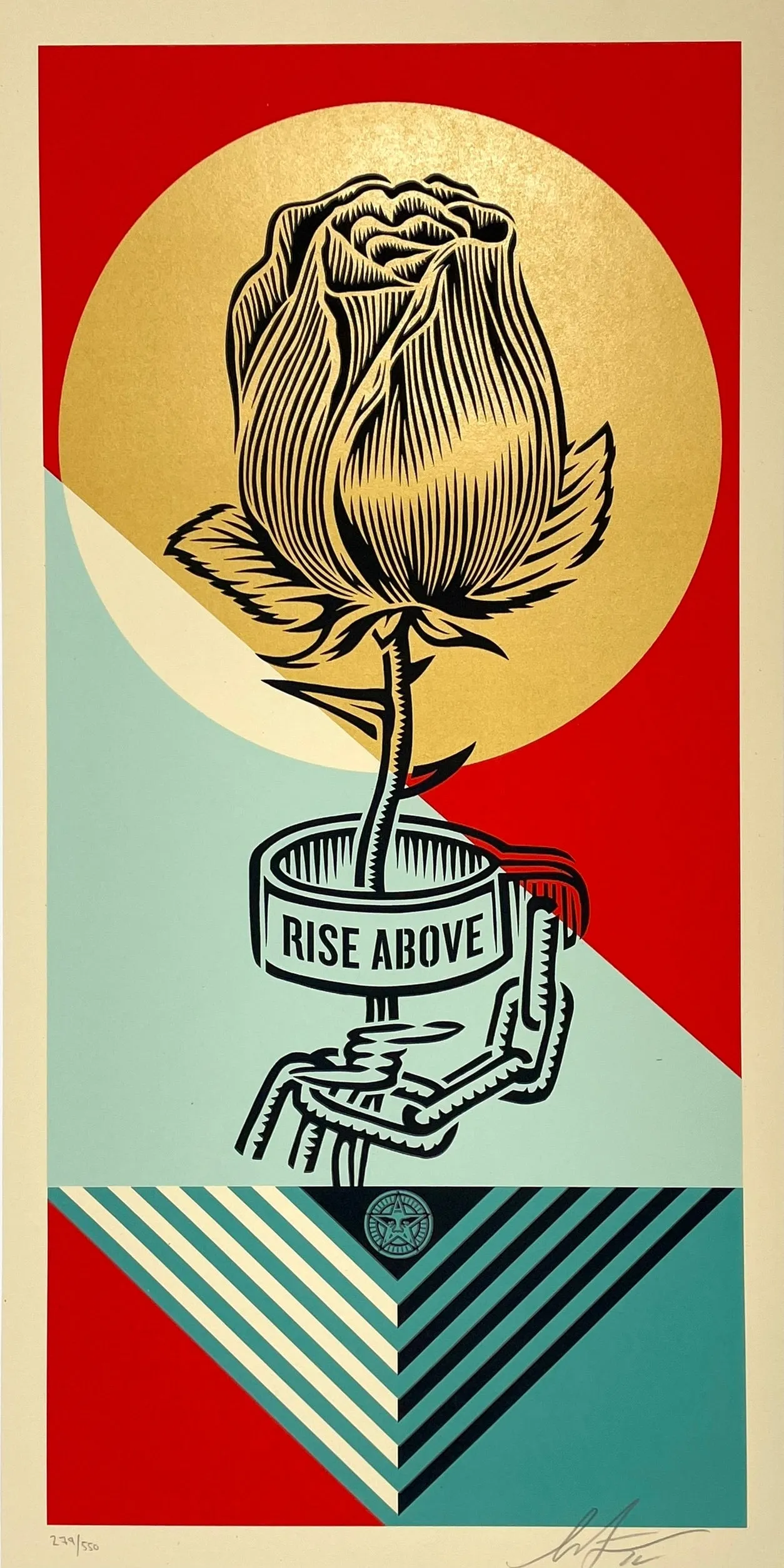 Rise Above Rose Geometric
